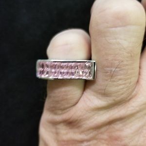 6.16 CTW Pink CZ Ring